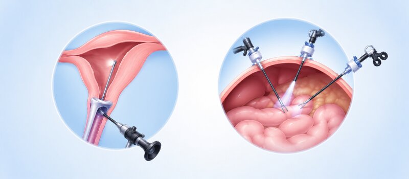 Hysteroscopy and Laparoscopy Fertilica IVF Hyderabad Hysteroscopy and Laparoscopy Treatment